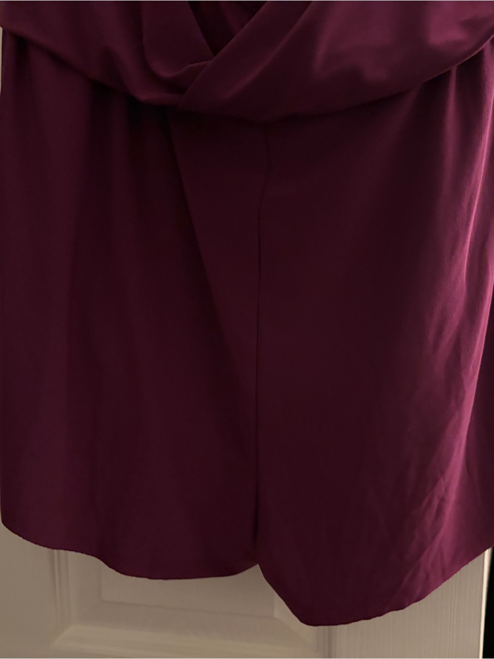 Magicsuit Plum Halter High-Low Wrap Dress - Picture 8 of 10
